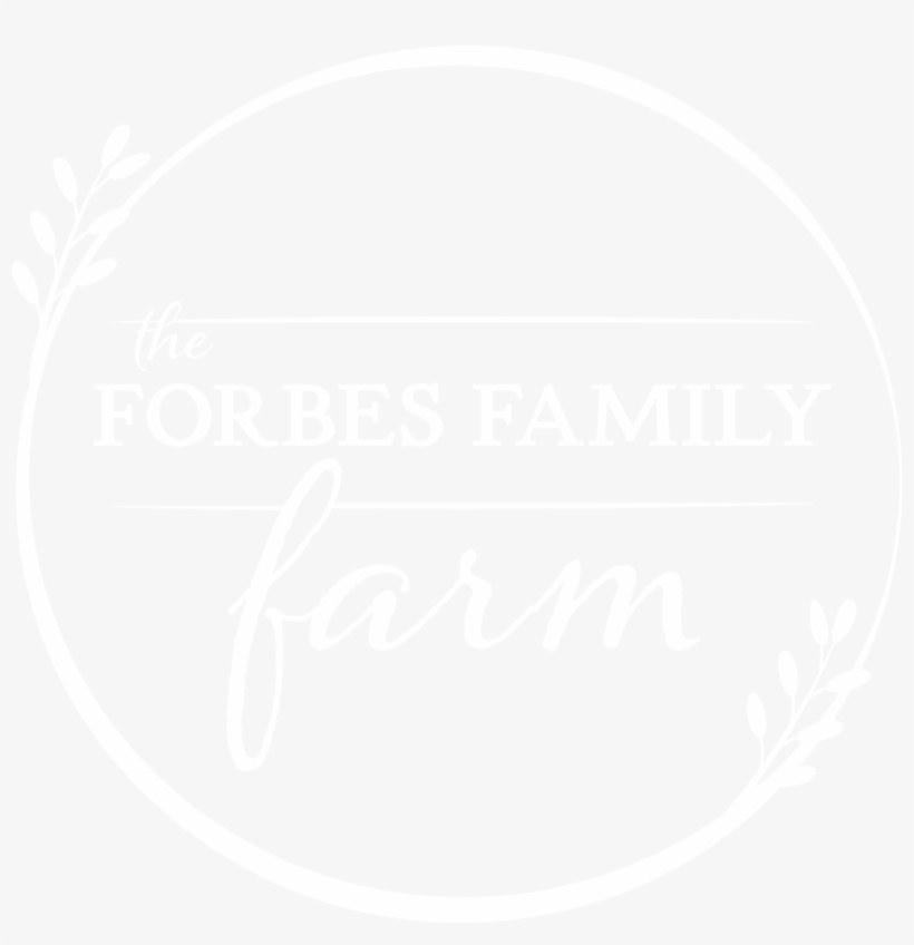 The Forbes Family Farm - Johns Hopkins Logo White, transparent png download