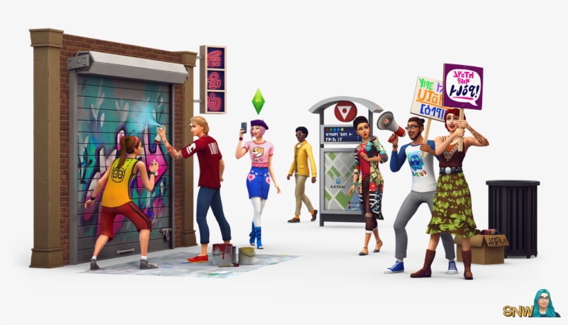 The Sims - Sims 4 City Live, transparent png download