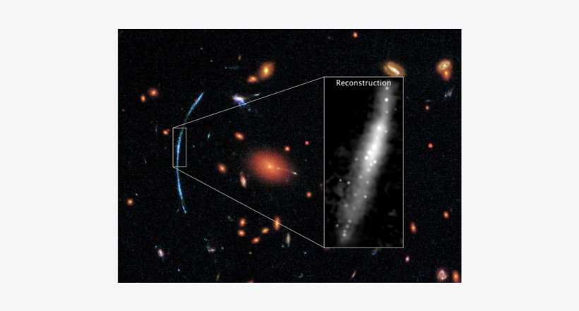 In This Hubble Photograph Of A Distant Galaxy Cluster, - Hubble Space Telescope, transparent png download