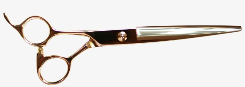 Icon 7" Long Professional Barber Left Handed Hair Cutting - Left Hand Barber Scissors, transparent png download