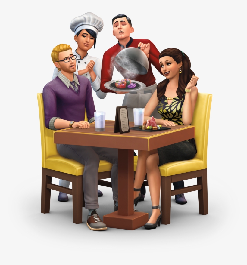 Sims 4 Images The Sims - Sims 4 Dine Out Capa, transparent png download