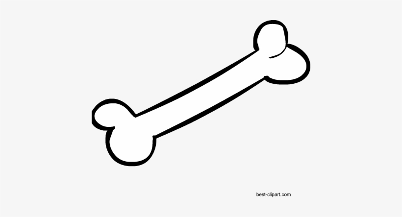 Free Dog Bone Clip Art - Clip Art, transparent png download