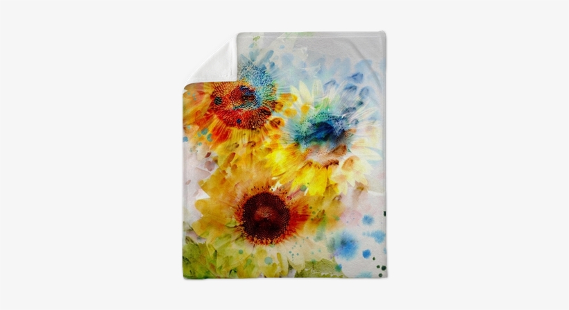 Watercolor Sunflower, transparent png download