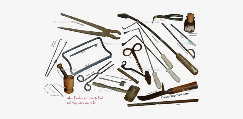 Medieval Medical Tools With Titles Wallpaper - Medieval Medical Tools, transparent png download