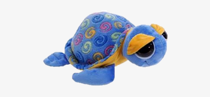 Fiesta Toy 15" Blue Sea Turtle With Swirl Pattern Plush - Fiesta Toys Swirl Print Blue Sea Turtle 15 By Fiesta, transparent png download