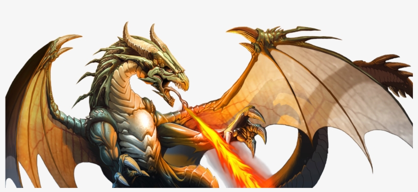 A Very Cool Dragon - Dragon De Fuego Render, transparent png download