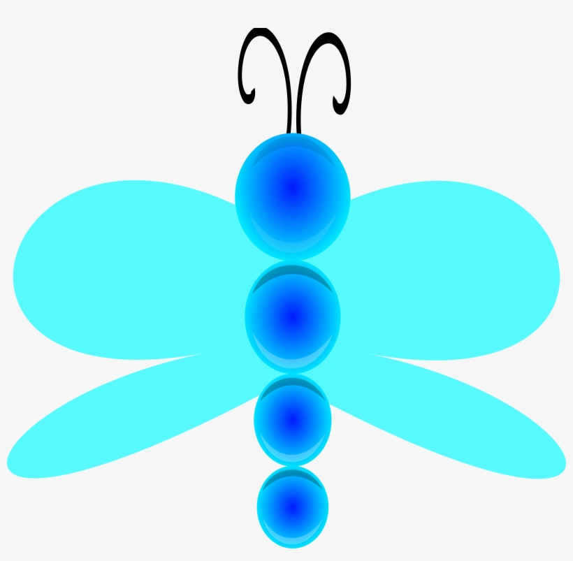Free Vector Jesseakc Dragon Fly Clip Art - Dragon Fly Clip Art, transparent png download