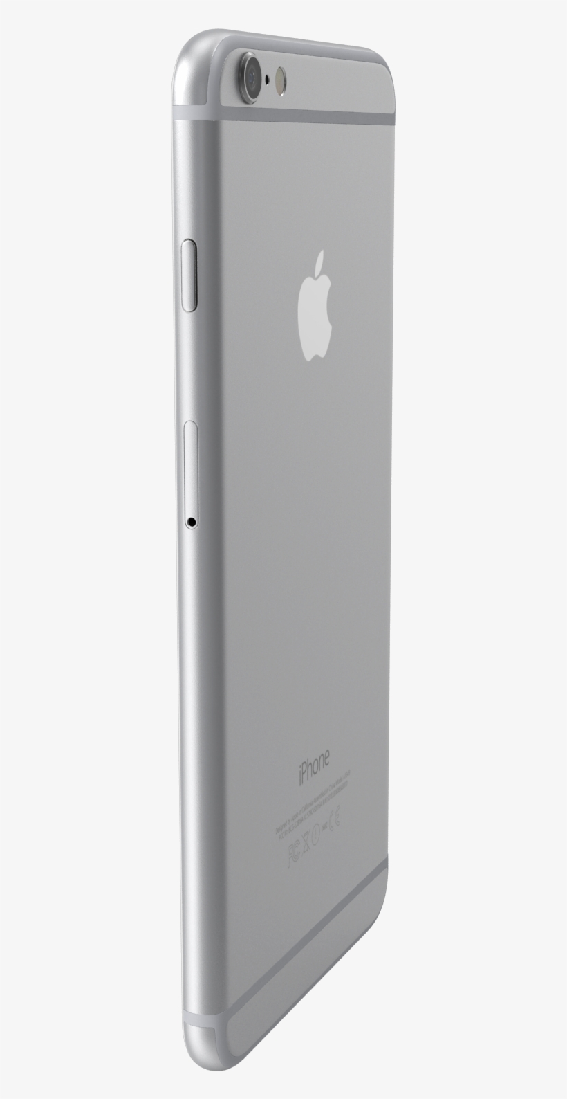 Iphone 6 Plus Silver Png Image - Smartphone, transparent png download