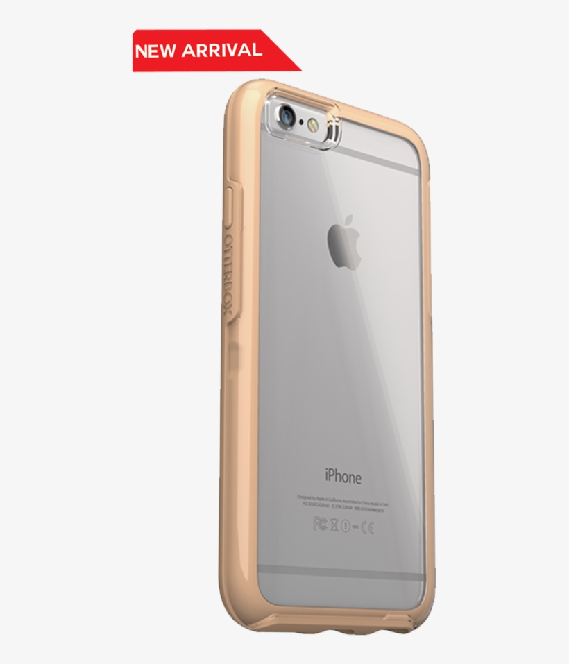 White Iphone 6 Transparent Png - Otterbox Gold Clear Case, transparent png download