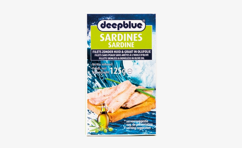 Sardines Sardinus Pilchardus, Vegetable Oil (sunflower), - Deepblue Tuna Skipjack Chunks In Sunflower Oil 1705g, transparent png download