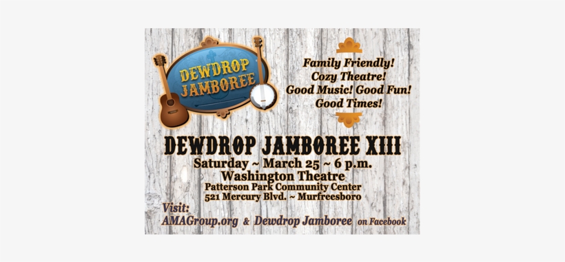 Dewdrop Jamboree Xiii Presented By Dewdrop Jamboree - Flyer, transparent png download