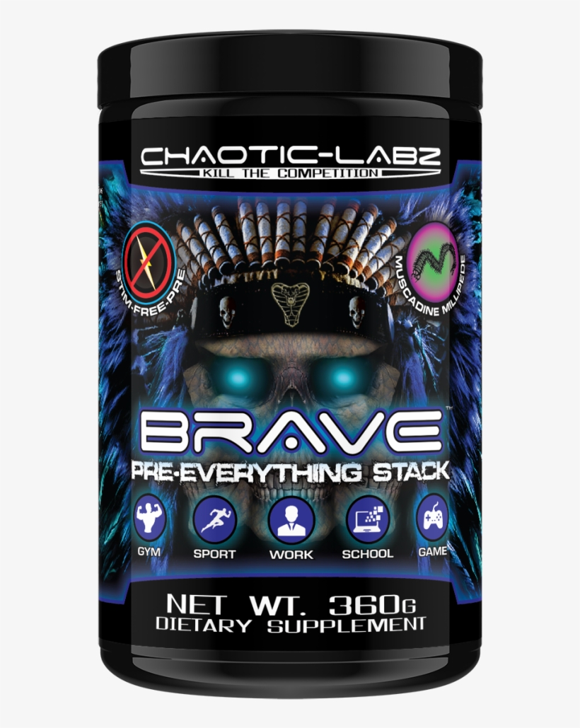 Brave Stim Free Muscadine Millipede - Instant Coffee, transparent png download