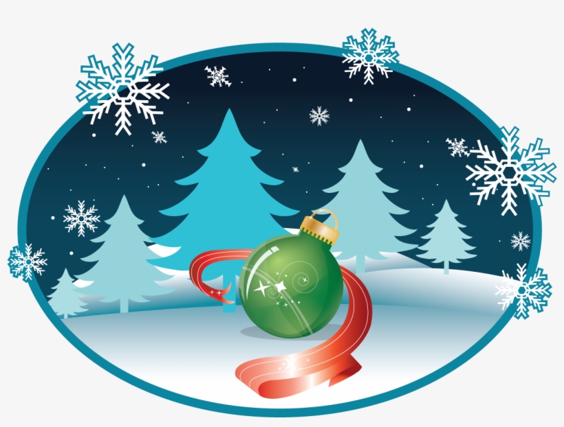 Winter Scene Ornament - Christmas Ornament, transparent png download