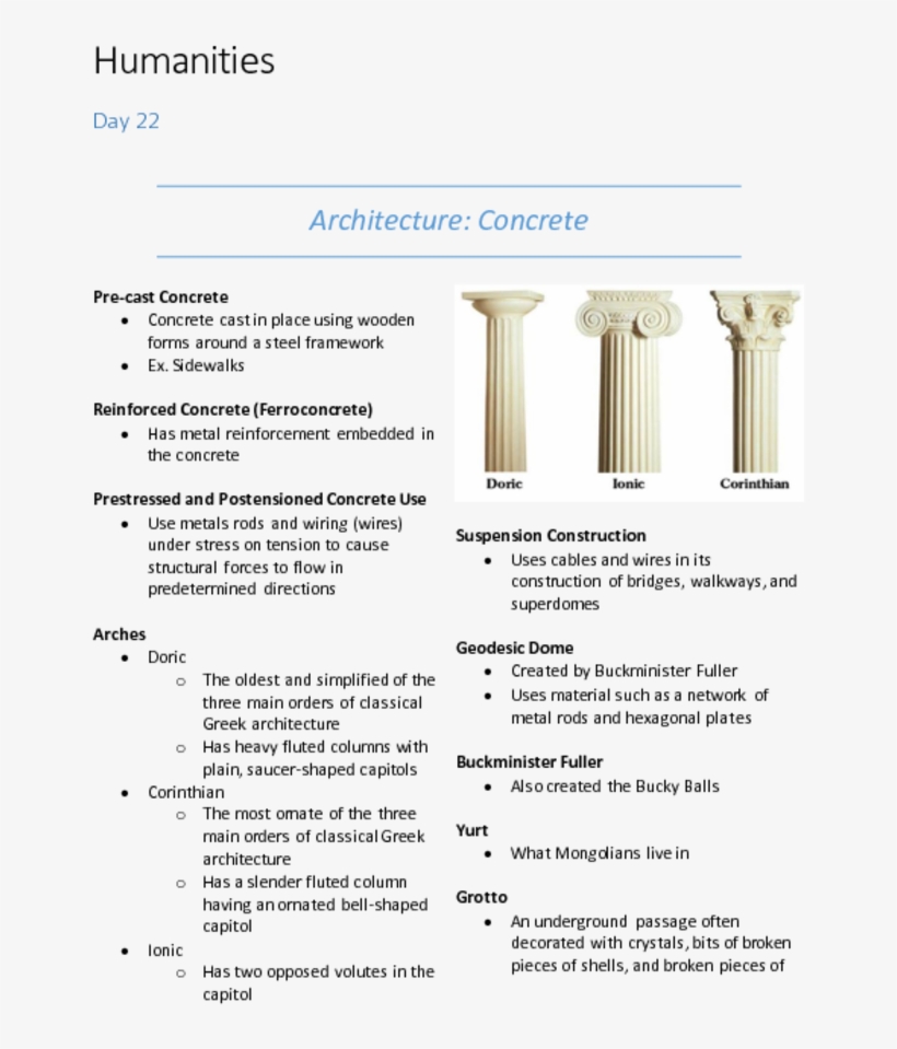 Concretepre-cast Concrete Concrete Cast In Place Using - Greek Columns, transparent png download