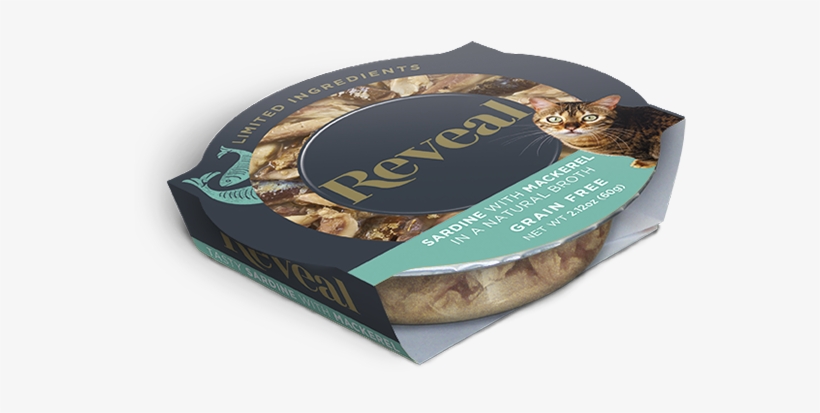 Reveal Cat Pot Grain Free Sardine With Mackerel Image - Food, transparent png download
