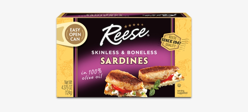 Skinless Boneless Canned Sardines, transparent png download
