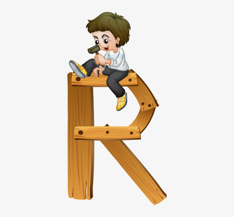 B *✿* Alfabeto Para Niños, Letras Decoradas, Etiquetas, - Imagen De La Palabra Work, transparent png download