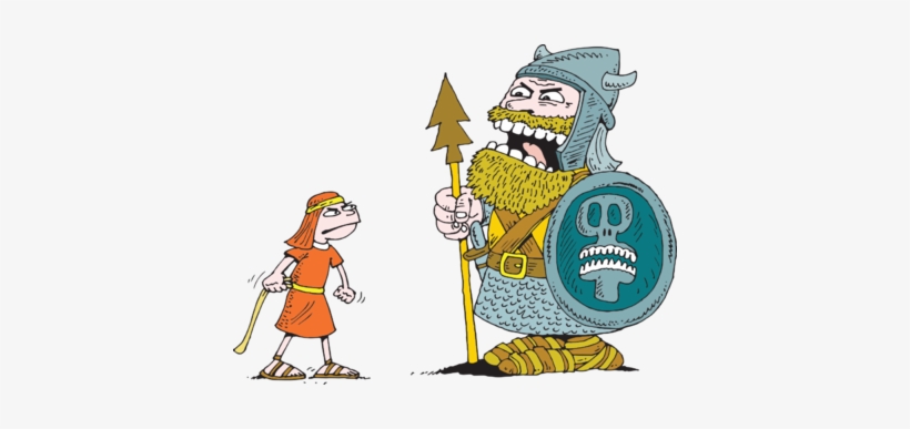 David & Goliath - David Vs Goliath Png, transparent png download