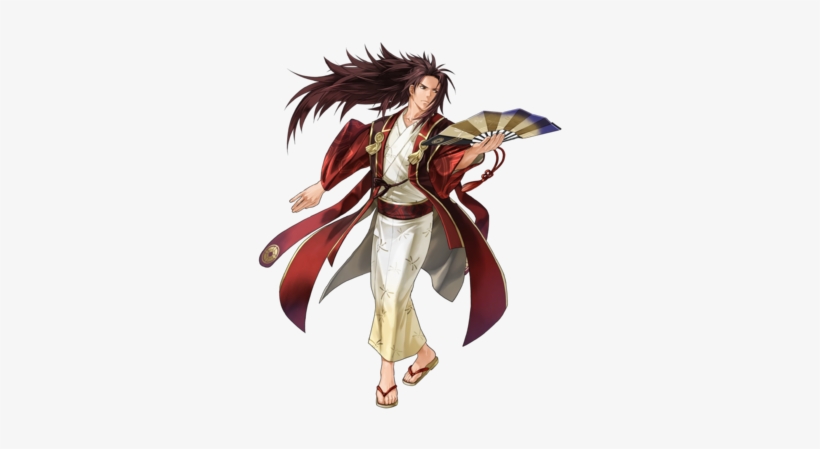 Ryoma Dancing Samurai Btlface - Fire Emblem Heroes Ryoma, transparent png download