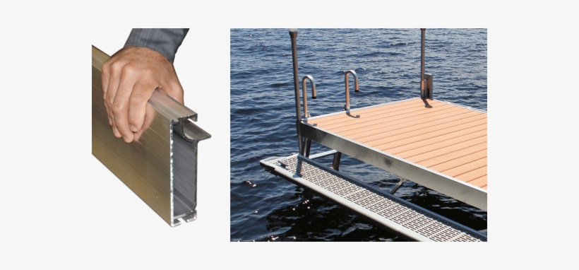 Duralite™ Stationary Docks Employ The Use Of Rugged - Boat, transparent png download