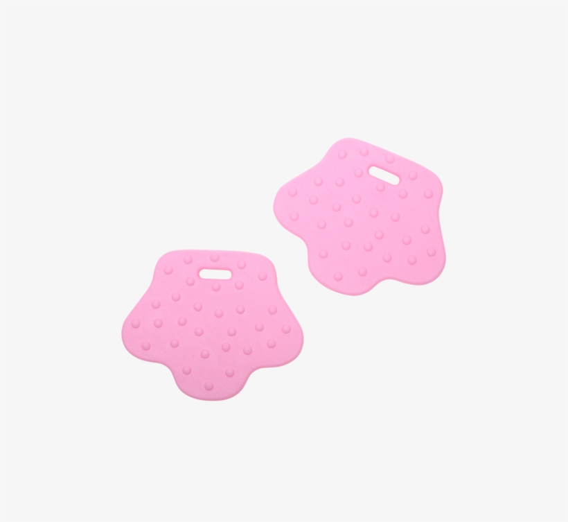 Teether Feet - Material - Tpe - Baby Pink - 70 Mm - - 70 Mm Film, transparent png download