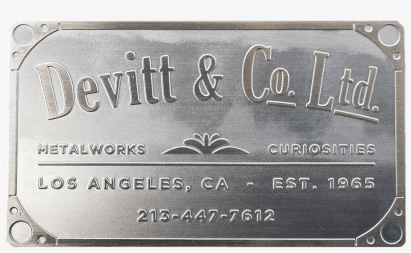 Metal Cards - Commemorative Plaque, transparent png download