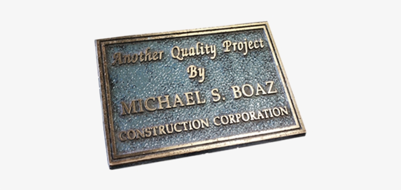 Prescott Trade Shop Bronze-sign - Bronze, transparent png download