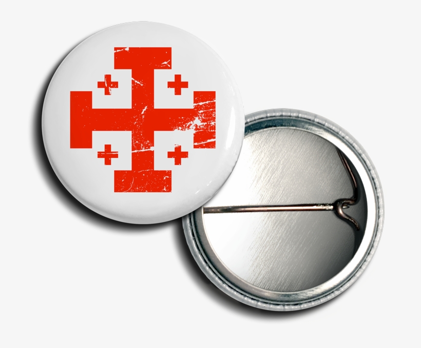 Jerusalem Cross Button - Church Of The Holy Sepulchre, transparent png download