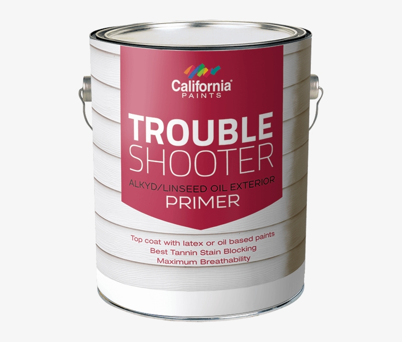 California Paints Troubleshooter Oil Primer White, transparent png download