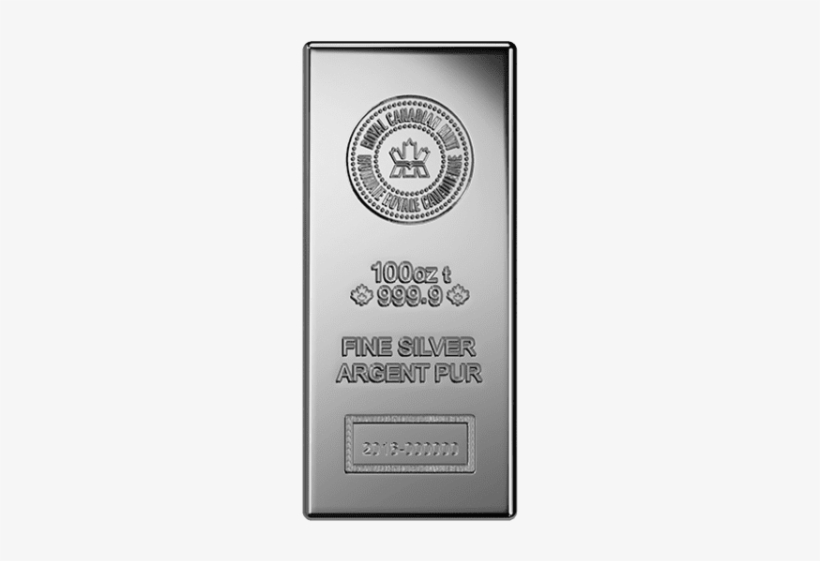 Free Png Silver Bar Png Images Transparent - 100oz Rcm Silver Bar, transparent png download