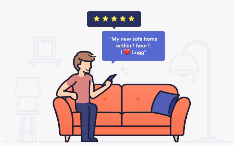 We Deliver Into Your Home - Studio Couch, transparent png download