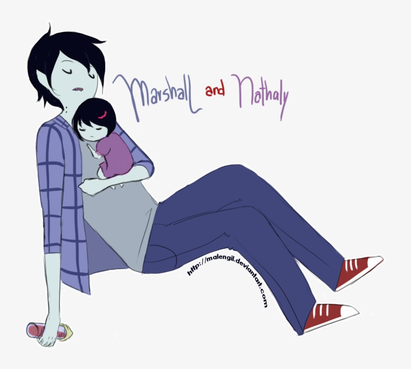 449 Images About Cartoon On We Heart It - Marshall Lee And His Dad, transparent png download