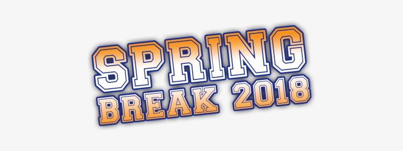 Springbreak Header - Spring Break March 12 16 2018, transparent png download