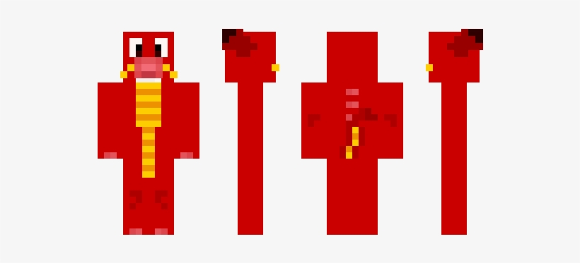 Minecraft Skin Mushu - Minecraft, transparent png download