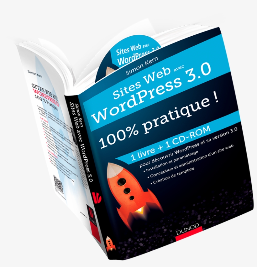 Livre Wordpress Skmg Studio - Sites Web Avec Wordpress 3.0 : 100 % Pratique !, transparent png download