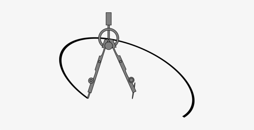 Architecture Compass Drawing Art - Compasso Png, transparent png download