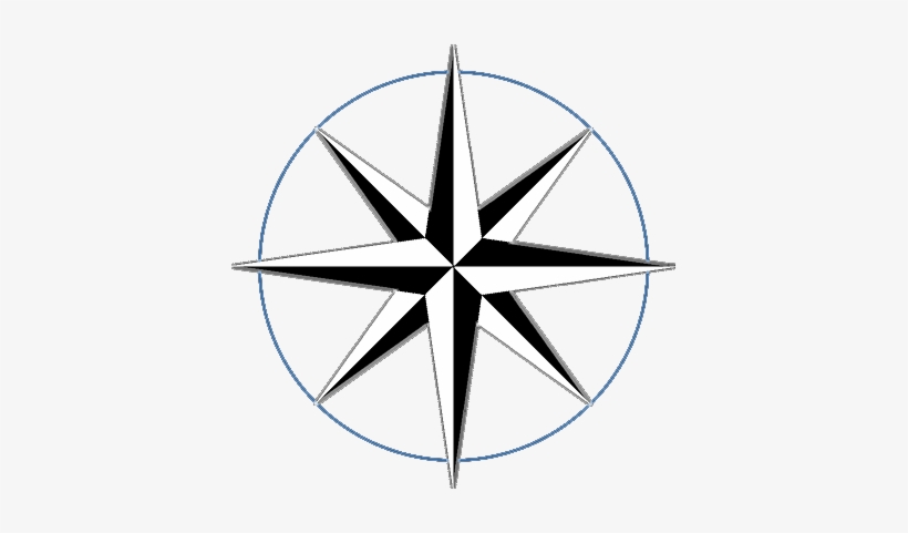Logo Nautica Llevant - Compass Rose, transparent png download