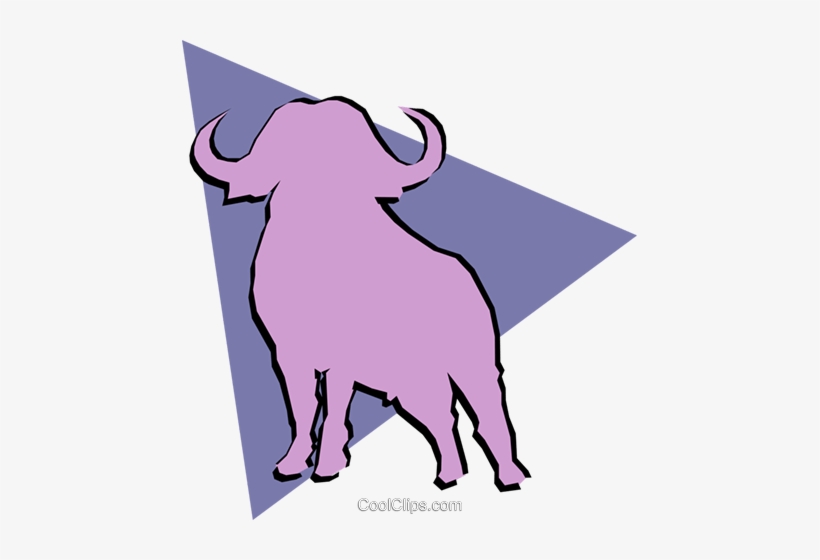 Water Buffalo Royalty Free Vector Clip Art Illustration - Clip Art, transparent png download