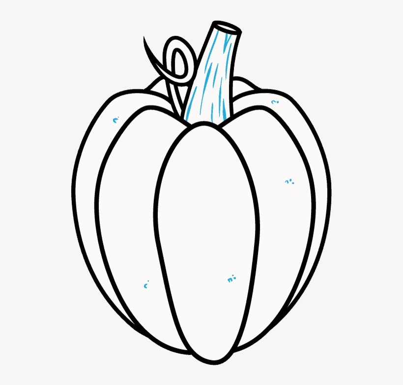 How To Draw Pumpkin - Illustration, transparent png download
