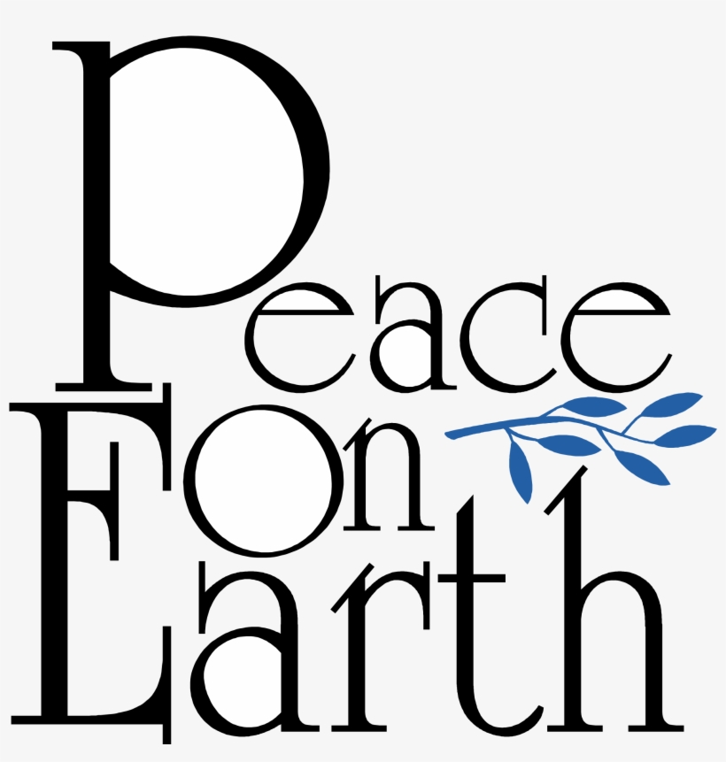 Peace On Earth Logo Png Transparent - Words Peace On Earth, transparent png download