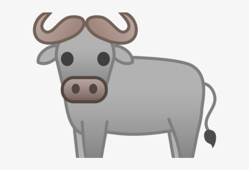 Water Buffalo Cartoon - Emoji Büffel, transparent png download