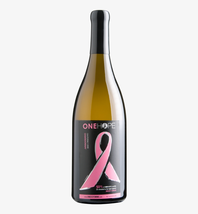 Onehope 3l Chardonnay 50% Of Every Bottle Purchased - Glass Bottle, transparent png download
