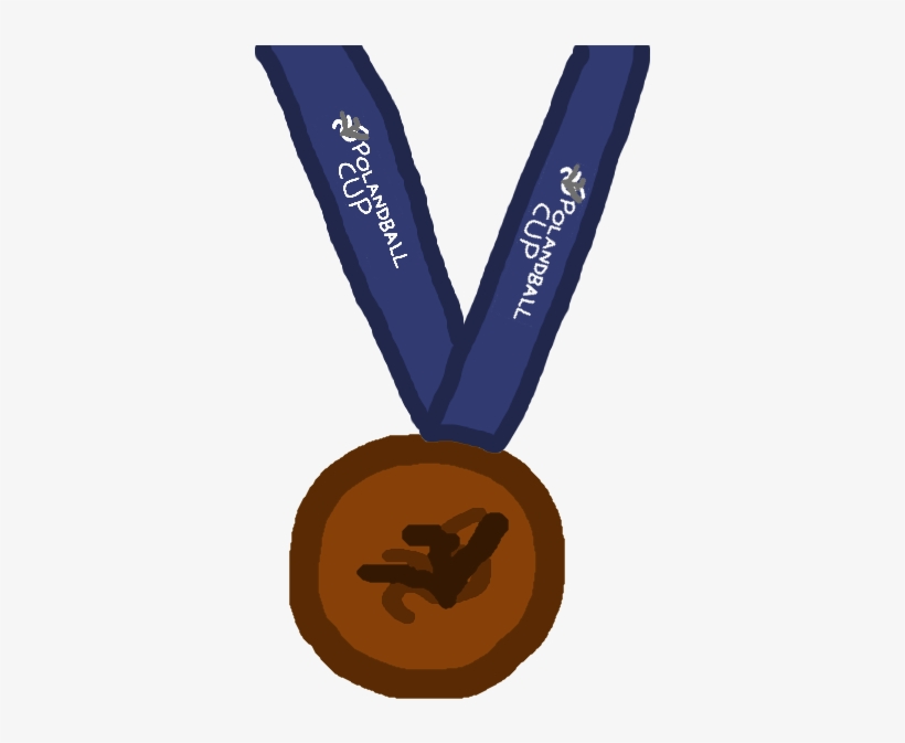 Polandball Cup Bronze Medal, transparent png download