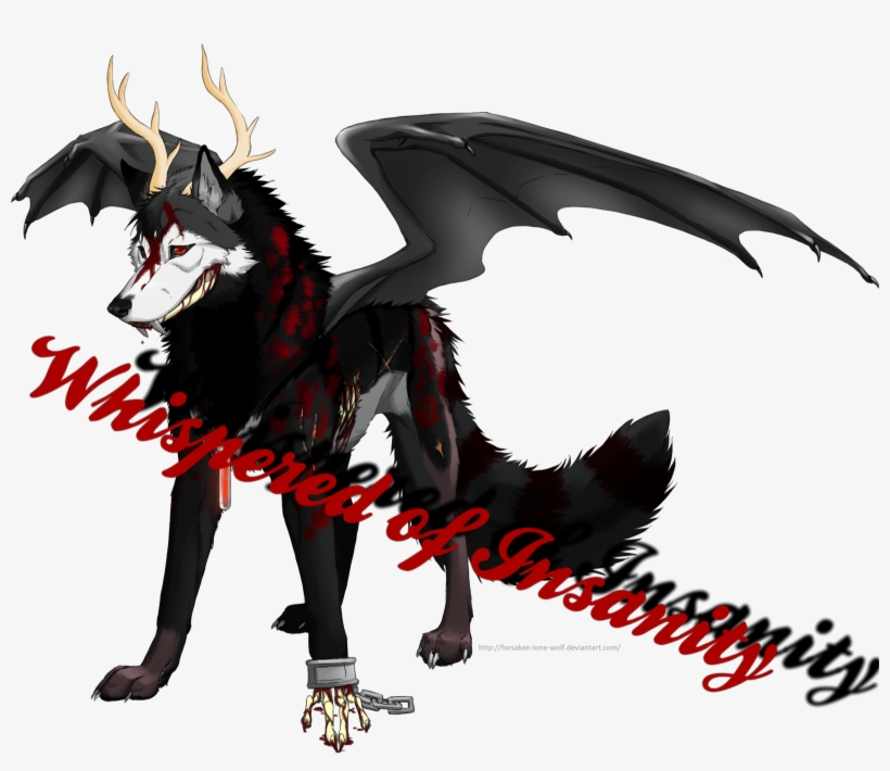 Downloadce514a73 Wn Oc Wolf Request Coloured By Forsaken - I'm Easily Distra...bunny! Mousepad, transparent png download