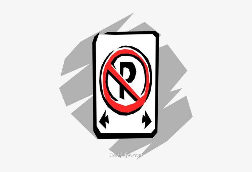 No-parking Royalty Free Vector Clip Art Illustration - Parking, transparent png download