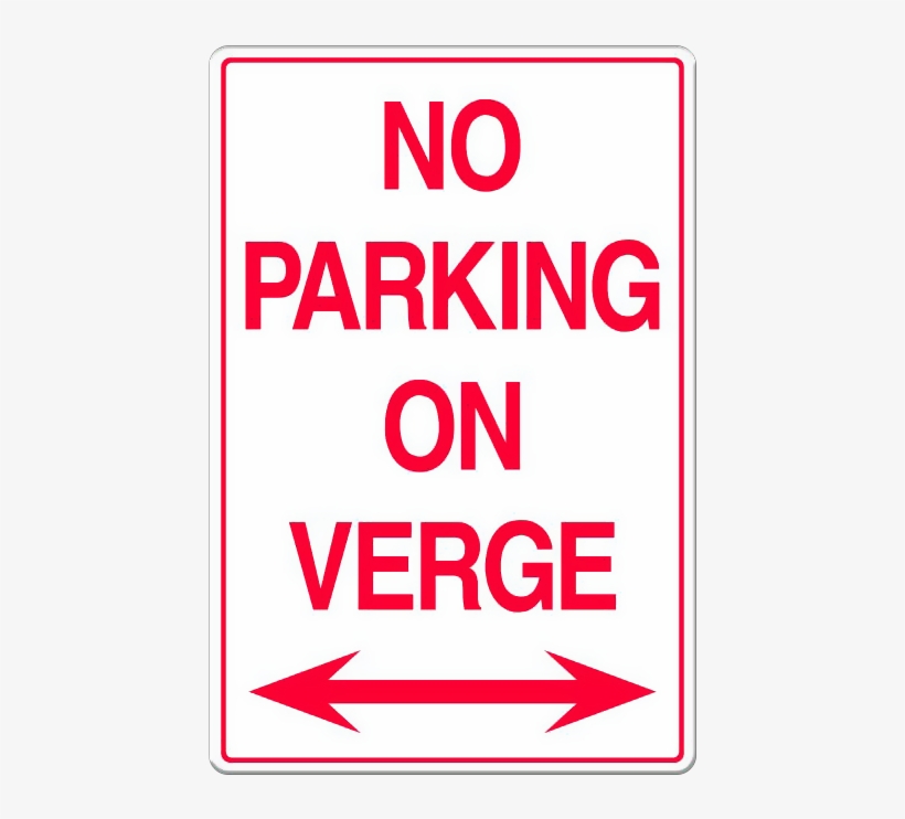 No Parking On Verge - No Parking On Both Sides, transparent png download