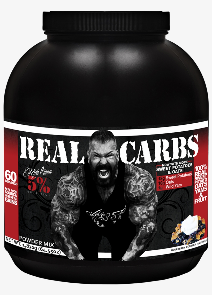 Real Carbs Complex Carbohydrates - Rich Piana Real Food, transparent png download