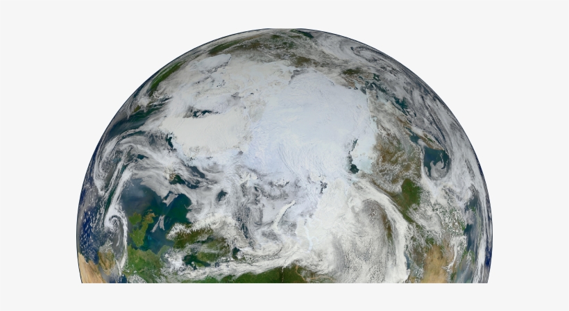 Real Pictures Of North Pole From Space, transparent png download