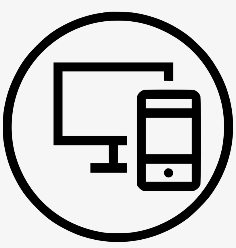 Lcd Screen Monitor Smartphone Combo Responsive Flexible - Symbol For Product Management, transparent png download