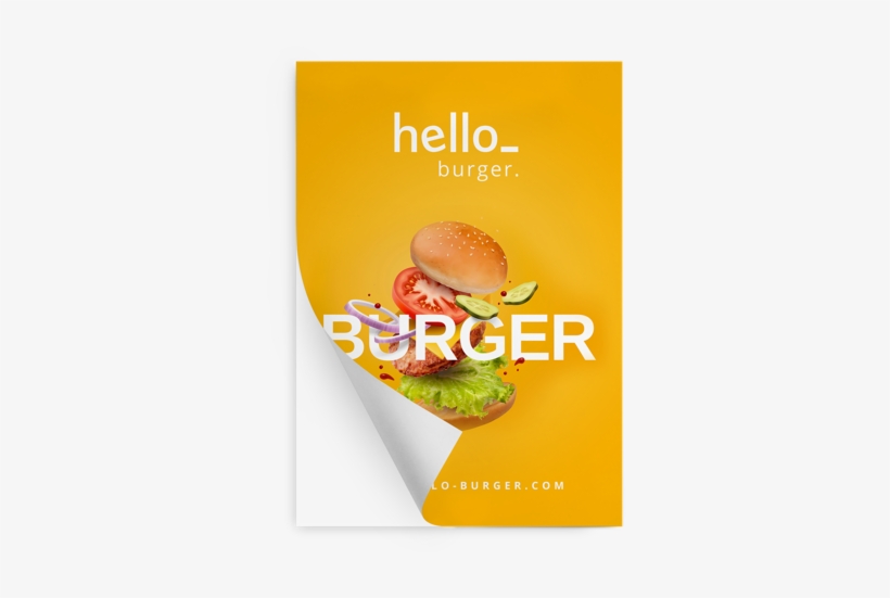 Personalised Sticky Posters For Your Business Helloprint - Advertising, transparent png download